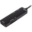 USB-хаб Maxxter, 5 в 1, USB Type-C, чорний (HU3C-3PTF-01)