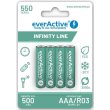 Акумулятор everActive, AAA/HR03, Ni-MH, 550mAh, 4шт (EVHRL03-550)
