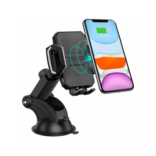 Автомобільний тримач для смартфона з зарядним пристроєм Choetech T521-F