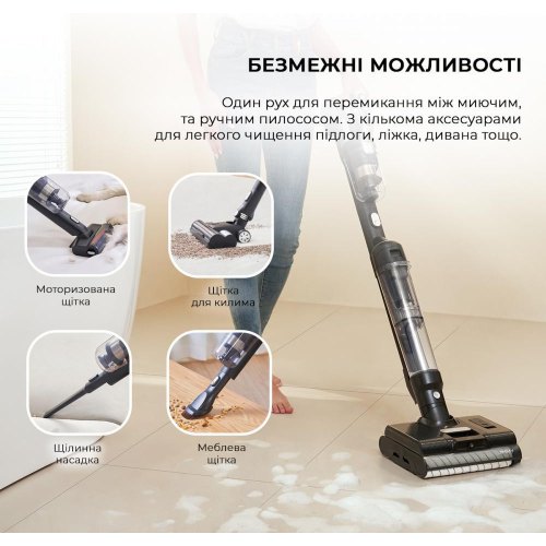 Пилосос акумуляторний, миючий Jimmy PW11 Pro Max