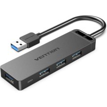 USB-хаб Vention CHLBB, 4 порти, чорний