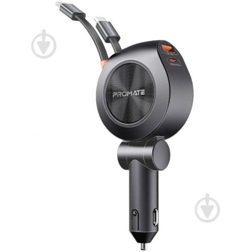 Автомобільний зарядний пристрій Promate DriveGear-R2, 88W, Black
