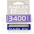 Акумулятор Rablex, 18650, Li-Ion, 3400mAh (RB-18-3400)