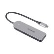 USB-хаб REAL-EL CQ-415, 4 в 1, USB Type-C (EL123110001)