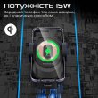 Автомобільний тримач з бездротовим зарядним пристроєм Promate PowerMount-2, Black
