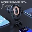 Автомобільний тримач з бездротовим зарядним пристроєм Promate PowerMount-2, Black