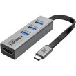 USB-хаб Promate MediaHub-C3, USB Type-C, Grey
