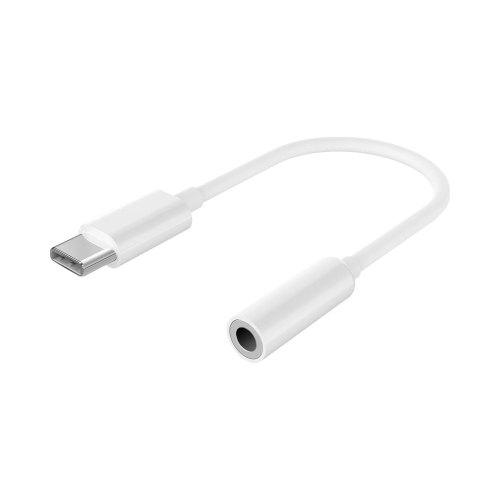Адаптер Cablexpert, USB Type-C (M) to 3.5мм (F), 0.1м, White (A-CM-3.5F-01)
