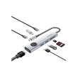 USB-хаб Promate ComandHub-Lite, USB Type-C, Grey