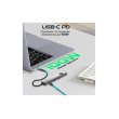 USB-хаб Promate ComandHub-Lite, USB Type-C, Grey