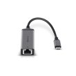 Адаптер REAL-EL CE-150, USB Type-C (M) to RJ-45 (F), 0.1м, Black (EL123110004)