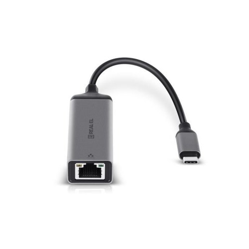 Адаптер REAL-EL CE-150, USB Type-C (M) to RJ-45 (F), 0.1м, Black (EL123110004)
