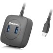 USB-хаб REAL-EL CQ-407, 4 порти (EL123110011)