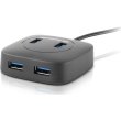 USB-хаб REAL-EL CQ-407, 4 порти (EL123110011)