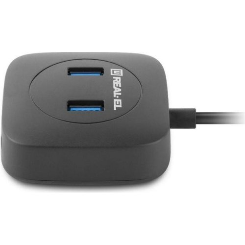 USB-хаб REAL-EL CQ-407, 4 порти (EL123110011)
