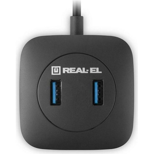 USB-хаб REAL-EL CQ-407, 4 порти (EL123110011)