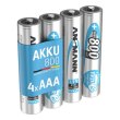 Акумулятор Ansmann, AAA/HR03, Ni-MH, 800mAh, 4шт (5035042)