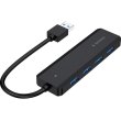 USB-хаб Gembird, 4 порти, USB 3.1 Type-A, чорний (UHB-U3P4P-02)