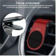 Автомобільний тримач для смартфона Promate AirGrip-3, магнітний, Red