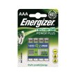 Акумулятор Energizer Recharge Power Plus, AAA/HR03, LSD, Ni-MH, 700mAh, 4шт