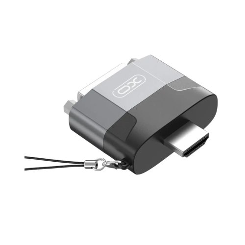 Адаптер XO, HDMI (M) to DVI (F), Black/Grey (GB013-HDMIDVI.tranish)