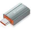Адаптер Colorway, USB Type-A (F) to USB Type-C (M), USB 3.0, Gray (CW-AD-AC)