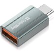 Адаптер Colorway, USB Type-A (F) to USB Type-C (M), USB 3.0, Gray (CW-AD-AC)