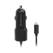 Автомобільний зарядний пристрій REAL-EL CA-17, USB Type-A, 2.1A, кабель Lightning, Black (EL123160010)