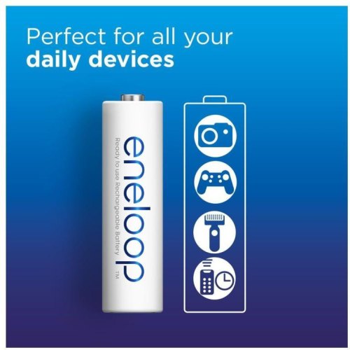 Акумулятор Panasonic Eneloop, AA/HR06, Ni-MH, 2000mAh, 2шт