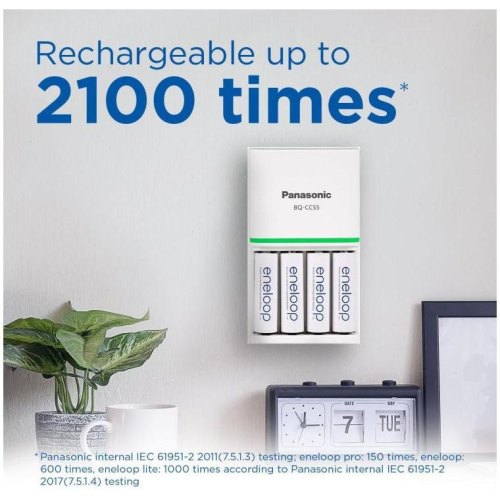 Акумулятор Panasonic Eneloop, AA/HR06, Ni-MH, 2000mAh, 2шт