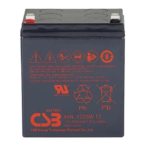 Акумуляторна батарея CSB, AGM, 12V, 5.8Ah (HRL1225WF2)