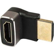 Адаптер Cablexpert, HDMI (F) to HDMI (M), v2.1, Black (AP-HDMI8K270-FML)