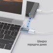 Адаптер ColorWay, USB Type-C (F) to USB Type-A, USB 2.0, Silver (CW-AD-CA)