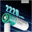 Акумулятор ColorWay, AA/HR06, Li-Pol, 2220mAh, USB Type-C, 2шт (CW-UBAA-10)
