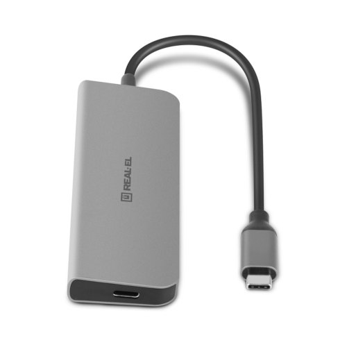 USB-хаб REAL-EL CQ-700, 4 порти USB (EL123110002)