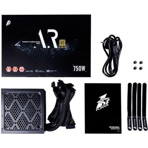 Блок живлення 1stPlayer PS-750AR, 750W (AR-GLD-750-BK-EU)