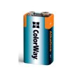 Батарейка ColorWay Alkaline Power, Krona/6LR61, 1шт (CW-BA6LR61-1BL)