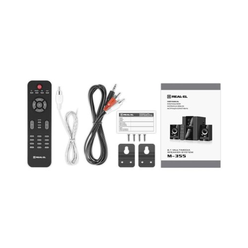 Акустична система 2.1 REAL-EL M-355, Black (EL121300015)