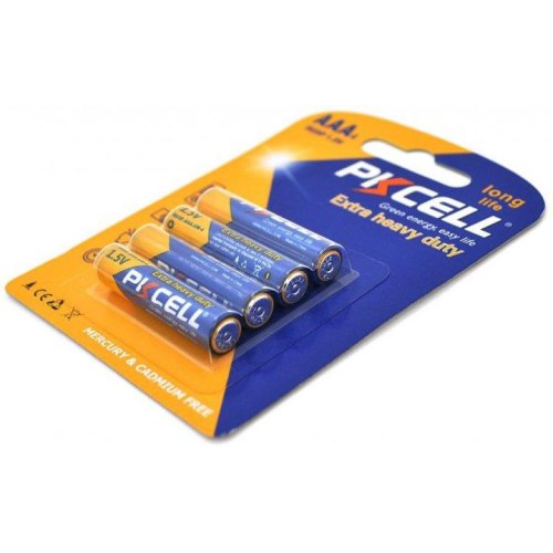 Батарейка PKCELL Extra Heavy Duty, AAA/LR03, 4шт (PC/R03-4B)
