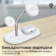Бездротовий зарядний пристрій Promate Synergy-Pro, MagSafe, 57W, White