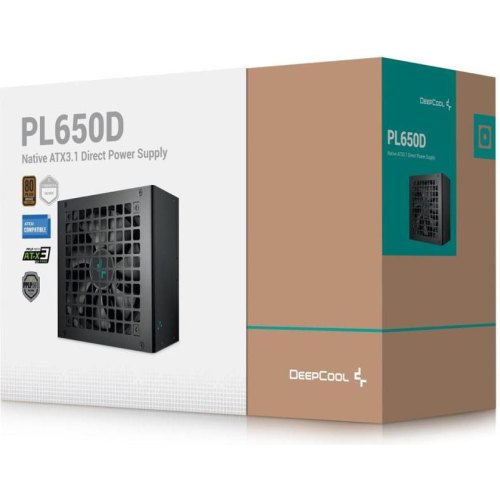 Блок живлення DeepCool PL650D, 650W (R-PL650D-FC0B-EU-V2)