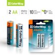 Батарейка ColorWay Alkaline Power, AA/LR06, 2шт (CW-BALR06-2BL)