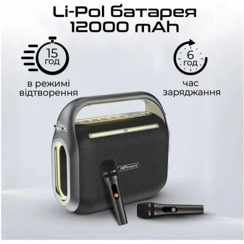 Портативна колонка HiFuture MusicBox 200, Black