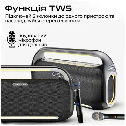 Портативна колонка HiFuture MusicBox 200, Black