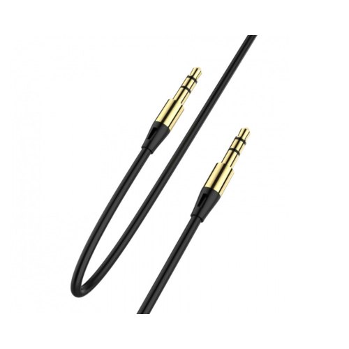 Аудіокабель SkyDolphin SR07, 3.5мм (M) to 3.5мм (M), 1м, Black (SDAUX-000052)