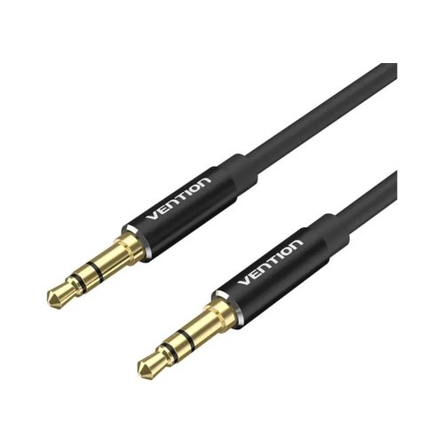 Аудіокабель Vention, 3.5мм (M) to 3.5мм (M), 0.5м, чорний (BAXBD)