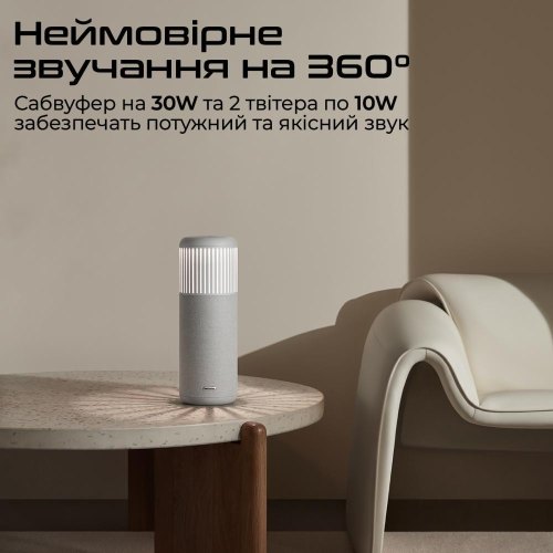 Портативна колонка HiFuture Wedge, 50W, Silver