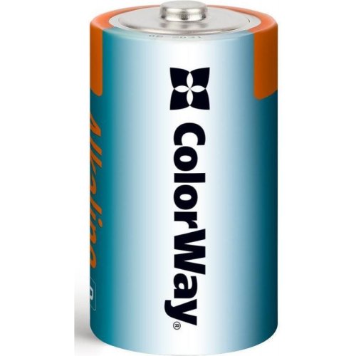 Батарейка ColorWay Alkaline Power, D/LR20, 2шт (CW-BALR20-2BL)