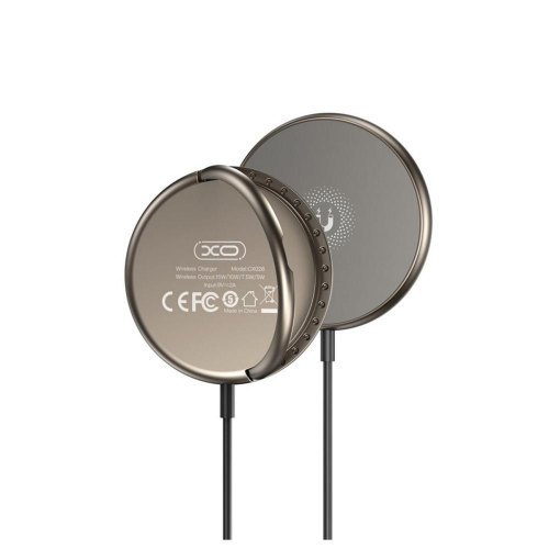 Бездротовий зарядний пристрій XO CX028, 15W, Beige