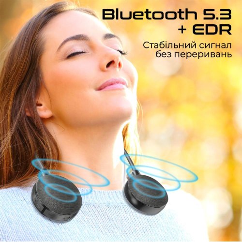 Портативна колонка Promate Hook, 6W, Black